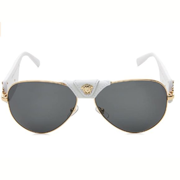 NWT Authentic Versace Gold Pilot Aviators - Picture 1 of 4